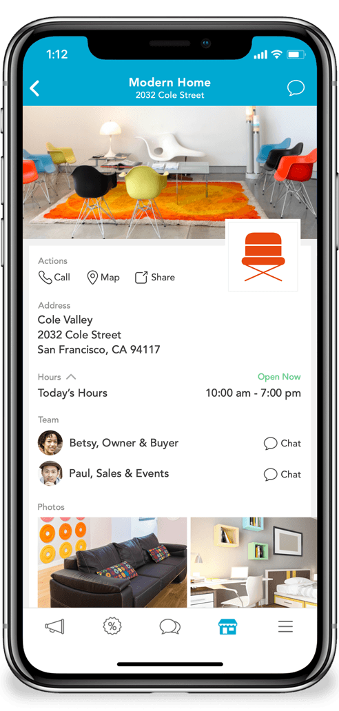 Nearlist App - Connections
