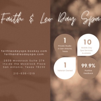 Faith & Leo Day Spa's logo